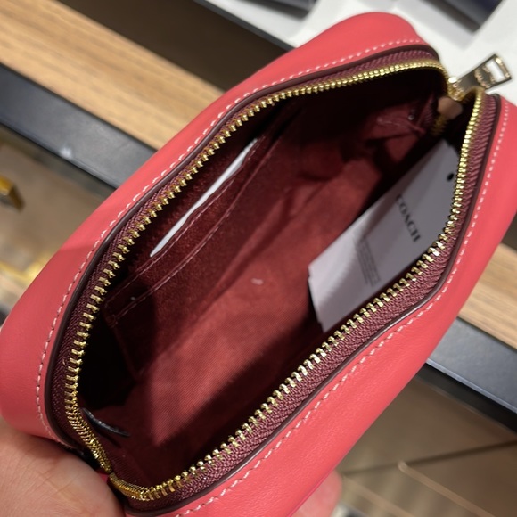 Coach Jamie Wristlet In Signature Canvas With Varsity Motif
IM/Brown/Watermelon - Picture 13 of 16